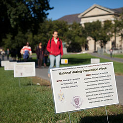 Student campaign to challenge hazing-related myths